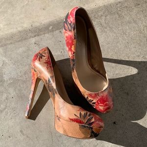 ALDO Floral High Heel Pump